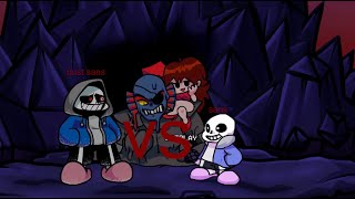 Friday night Funkin But Two sans have a rap battle (Dust Sans VS Sans) screenshot 3