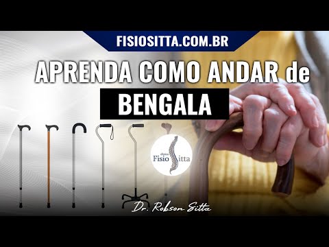 Vídeo: Como segurar e usar uma bengala corretamente: 12 etapas (com fotos)