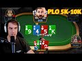 Battling at $5,000 & $10,000 High Stakes PLO Cash Games 🤭
