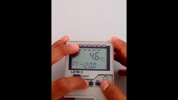 Autonics Tutorial : SERIE LE7M-2