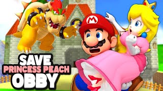 BOWSER DEFEATED! ROBLOX Save Princess Peach Obby