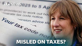 Thumbnail for Rachel Reeves accused of misleading public over country's finances  | ITV News