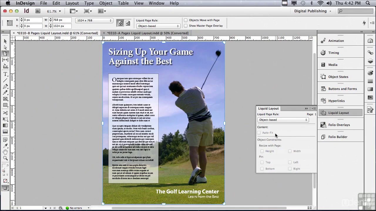018 Indesign CS6 0310 Pages Using Liquid Layout - YouTube