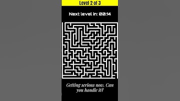 Maze Puzzle Brain Game: Can You Solve All 3 Levels? 🧩🔥