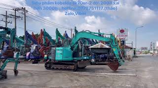 (Đã bán)Siêu phẩm kobelco sk70sr-2 đời 2008 xài hơn 3000h hotline;0772751117(thảo)Zalo