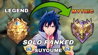 SUYOU ONLY SOLO RANK LEGEND TO MYTHIC (Must Watch) - MLBB