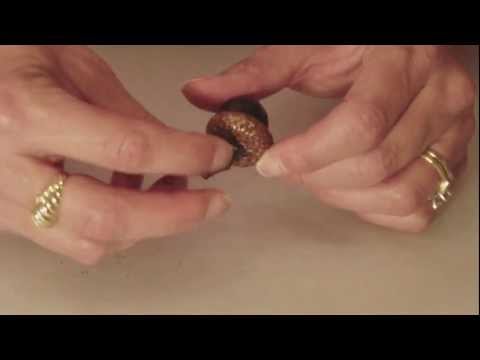 How to Make Fall Craft  Acorn Pendant