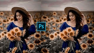 Photoshop Tutorial : How to Change Background Using Channel Quicky Tool Blur Ep3