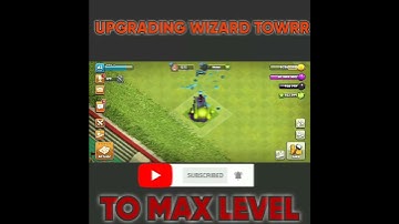 UPGRADING WIZARD TOWER TO MAX LEVEL | CLASH OF CLANS | #shorts