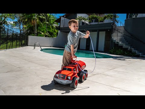 Caminhão Caçamba Policargo Policar Vermelho