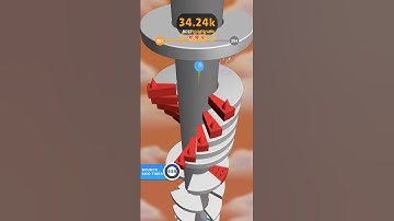 Helix Jump: Boss Level 284 #helixjump #gaming #mobile #shorts