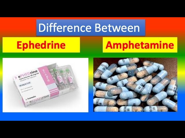 Difference Between Ephedrine and Amphetamine class=