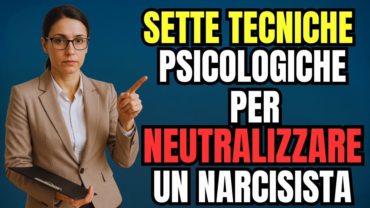 🔥 Le Sette Tecniche Psicologiche per NEUTRALIZZARE un Narcisista!  😈