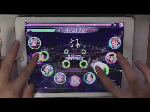 【スクフェス】 君のこころは輝いてるかい？ [スイング MASTER] FULL COMBO (特技OFF/手元)