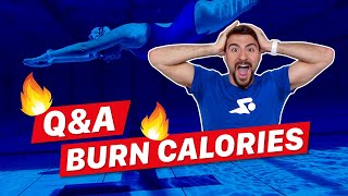 How To Burn More Calories While Swimming LIVE Q&A