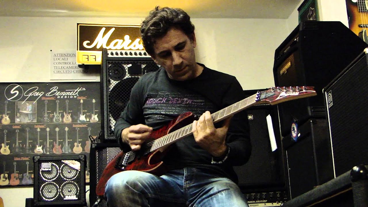 IBANEZ RG 870 QMZ -RDT PREMIUM Marshall JCM 2000 401 lead canal rythmic part 4