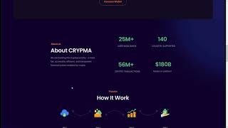 Crypma - Cryptocurrency Website Figma Template cryptocurrency Currency Exchange screenshot 3