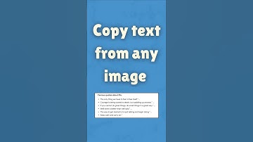 Copy Text From any image