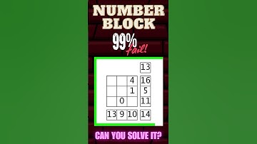 Number Block Puzzle 🧩 | Only 1% Can Solve This! #Day25