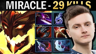 Shadow Fiend Dota Gameplay Miracle with 29 Kills and Moon Shard