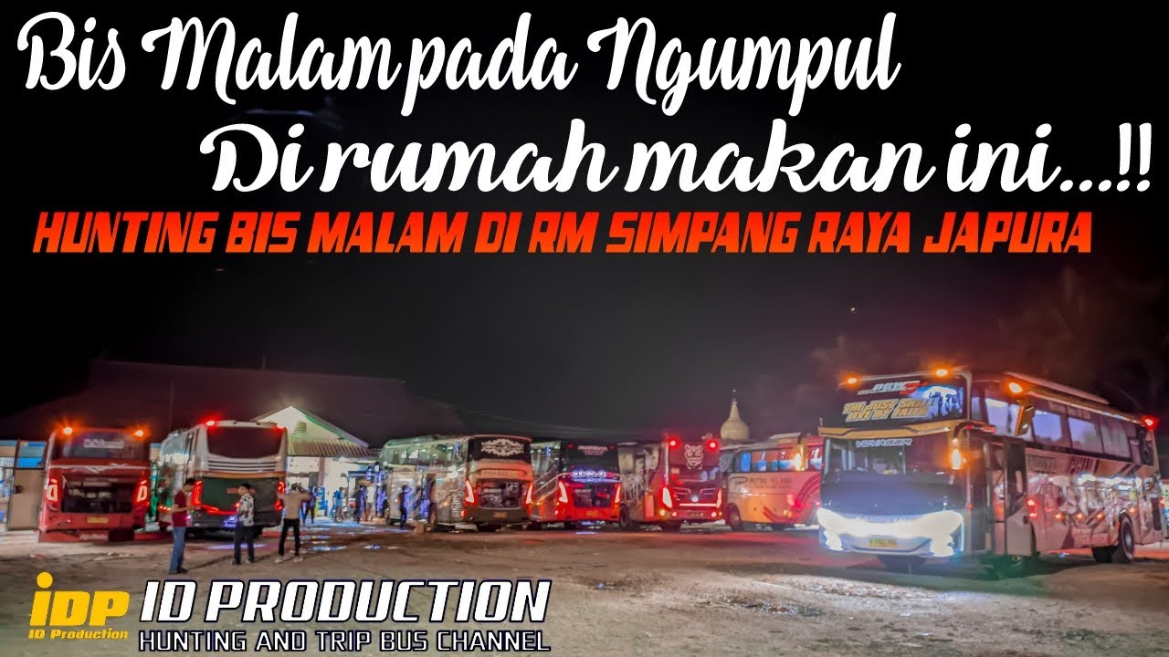 Bus Malam Lintas Sumatera Berkumpul Di rumah makan ini!!