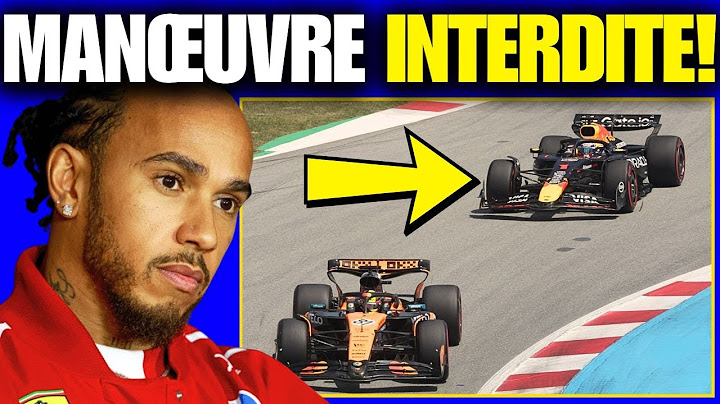 CHOC en F1 : Hamilton et les pilotes FURIEUX contre les MANŒUVRES de Verstappen en Espagne !