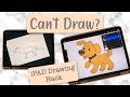Procreate Drawing HACK for those that can't draw || Make Digital Stickers for Digital Planning