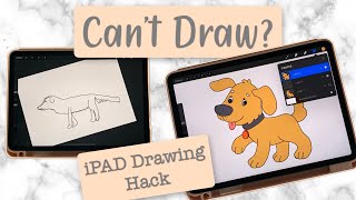 Procreate Drawing HACK for those that can&#39;t draw || Make Digital Stickers for Digital Planning