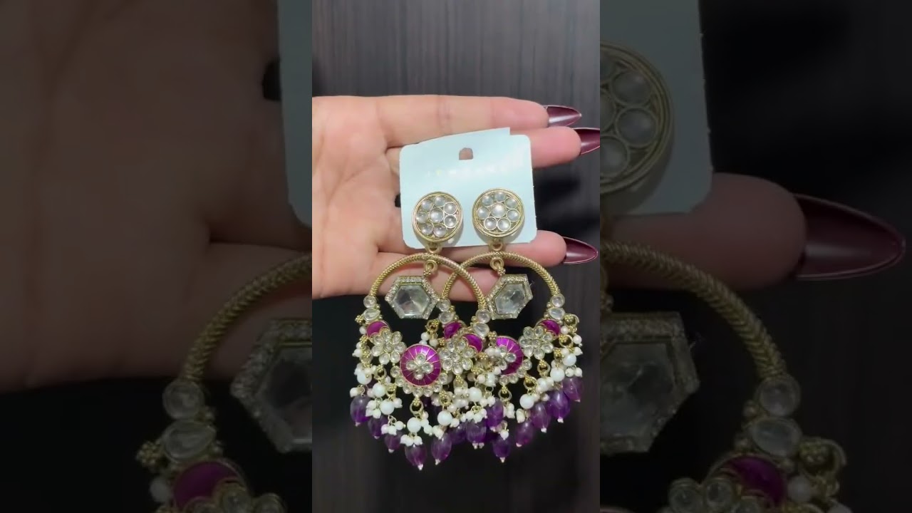 jhumka #meesho #amazonhaul #amazonfinds #festive #indianwear #jhumka#earrings #jwellery #meeshofinds
