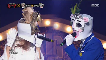 [King of masked singer] 복면가왕 - adjutant bird VS Kang Baekho 1round -  Miracle  20170514