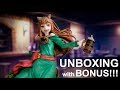 Holo: Spice and Wolf 10th Anniversary Ver. & Ami Bonus | Unboxing || ホロ 狼と香辛料10周年記念Ver. & あみあみ限定特典