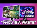 Is 1440p a waste  1080p vs 1440p monitors