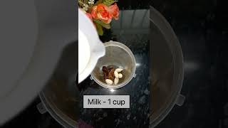 Dates Milkshake Recipe | Khajoor Milkshake | Dates  Milkshake # Shorts