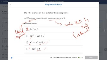 A2.1 Polynomials intro (Polynomial arithmetic)- Algebra 2- Khan Academy