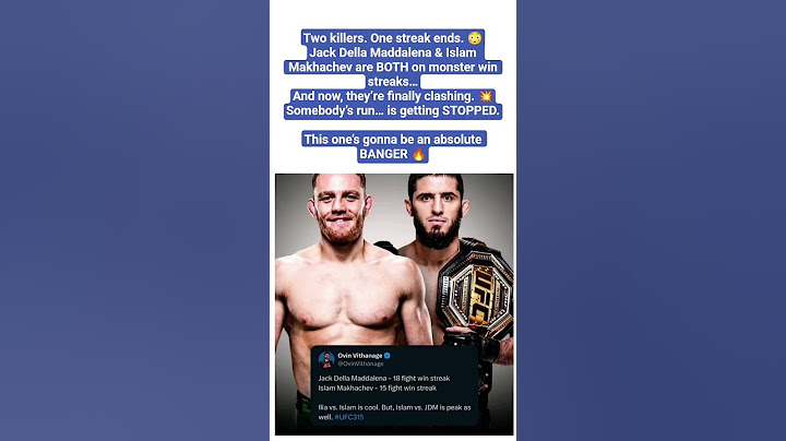 Makhachev vs Maddalena: Two Streaks. One Ends.