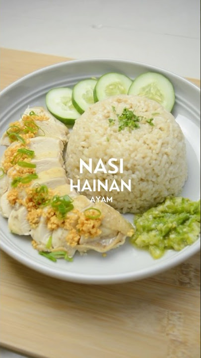 Resep nasi hainan ayam #homemade #cookingrecipes #nasihainan #hainanesechickenrice  #nasiayamhainan