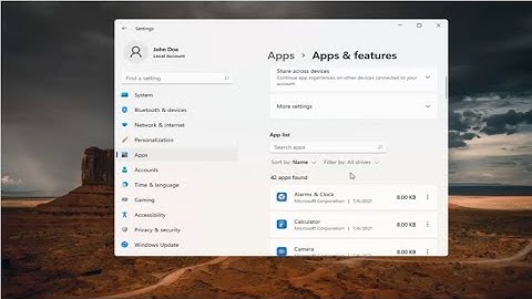 How to Uninstall Apps in Microsoft Store in Windows 11 [Tutorial]