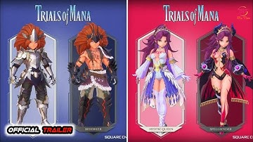 Trials of Mana (Official Trailer) New Android I IOS RPG Games Pre Registration