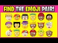FIND THE EMOJI PAIR! P00032 Find the Difference Spot the Difference Emoji Puzzles PLP