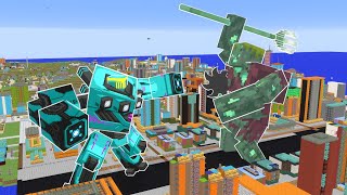 Battle Robot vs Monster - Minecraft Animation (Not intended for children)