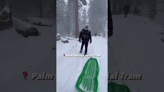 Palm Springs Aerial Tram in the Winter