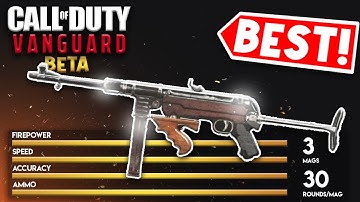 *BEST* MP40 CLASS SETUP: Call of Duty Vanguard Multiplayer BETA Class (BEST GUN IN VANGUARD)