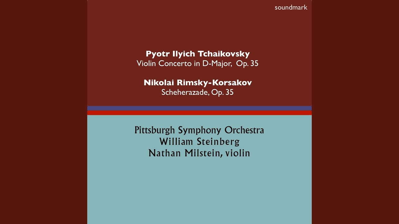 Violin Concerto in D-Major, Op. 35: I. Allegro moderato Violin Concerto in D-Major, Op. 35: I. Allegro moderato