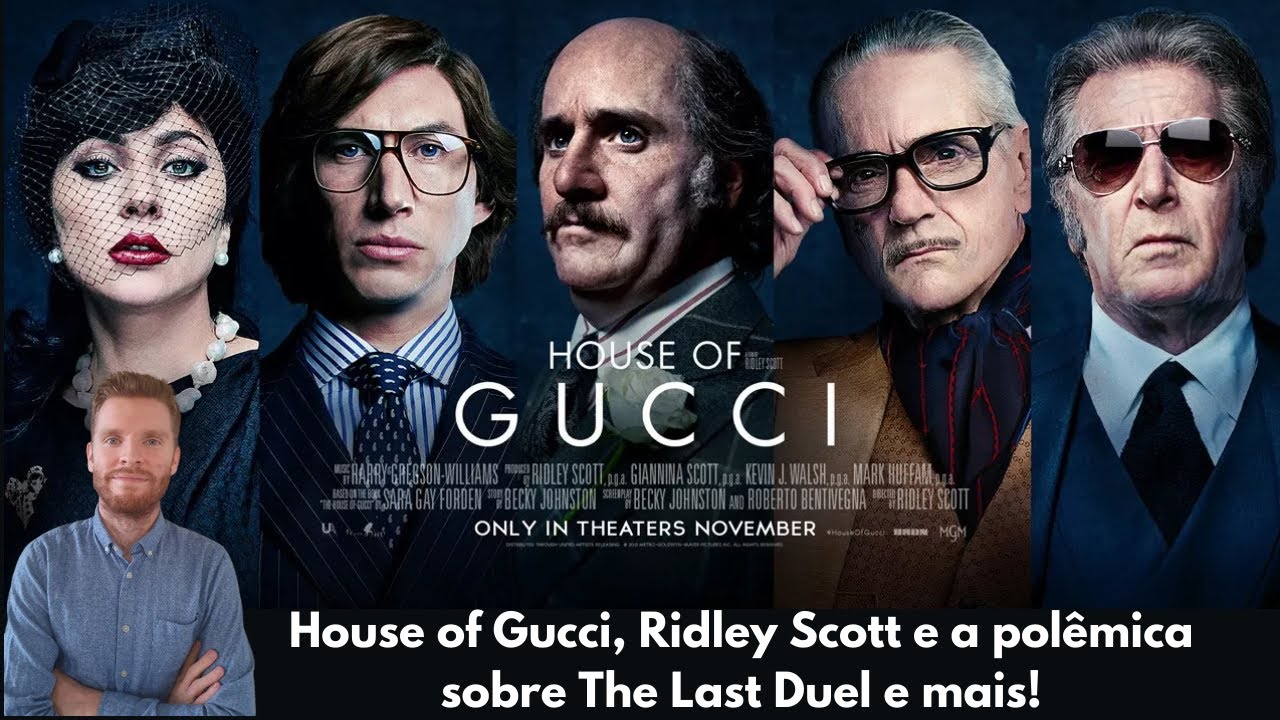 Ao vivo: House of Gucci, Ridley Scott, Hayao Miyazaki, HBO Max e mais