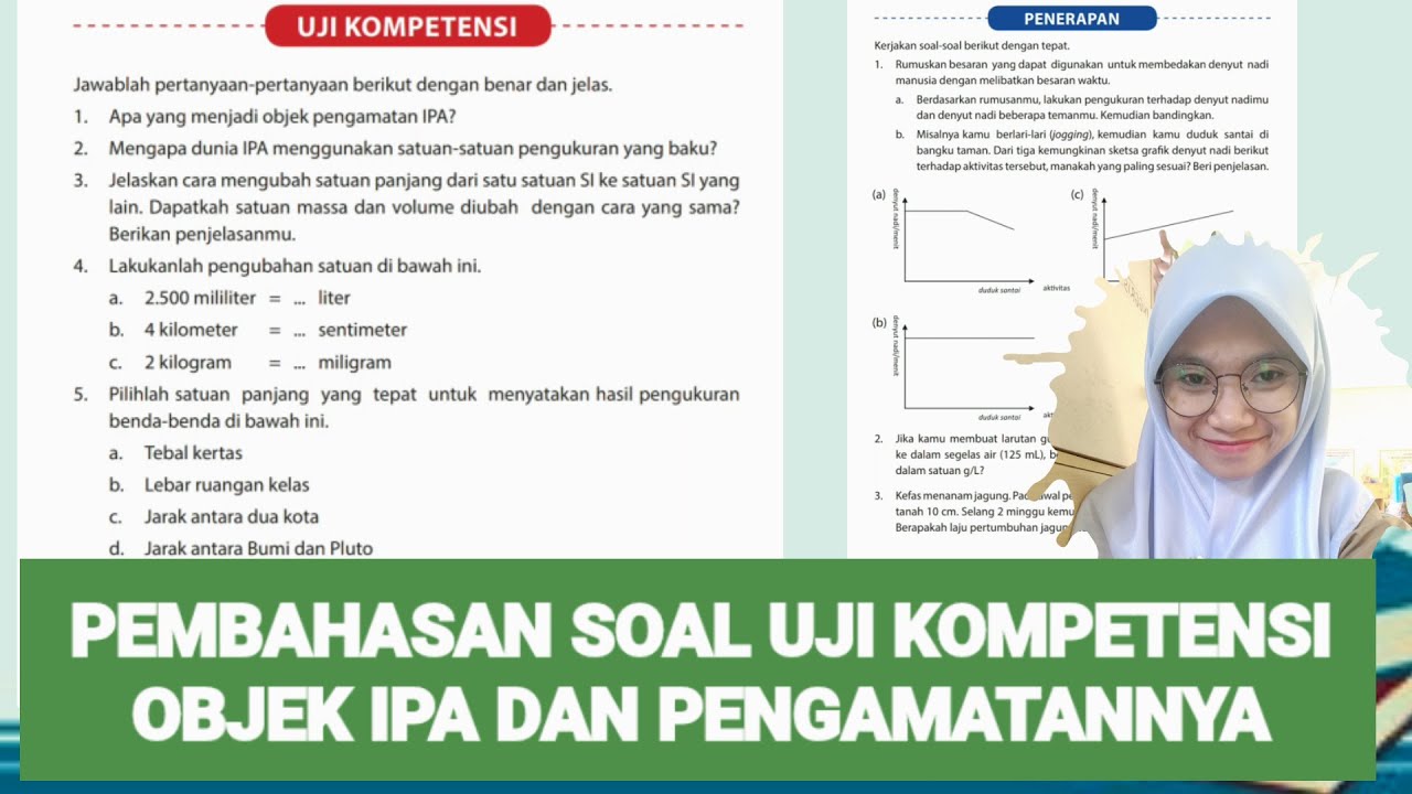 Pembahasan Soal Uji Kompetensi Objek Ipa Dan Pengamatannya Ipa Kelas 7 Semester 1 Youtube