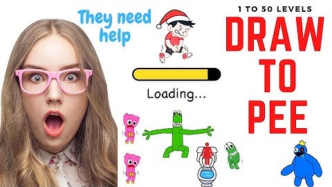 Gameplay draw to pee/1 to 50 levels