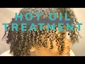 Hot Oil Treatment for Shiny Healthier Natural Hair