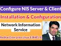 Configuration of nis server  client in rhel 8  install  configure nis in linux  nehra classes