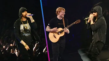 Eminem SURPRISES Ed Sheeran Fans With Performance in Detroit