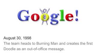 Google logo history (1998-present)